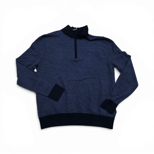 Sueter Brooks Brothers Chico S Azul Extra Fine Merino