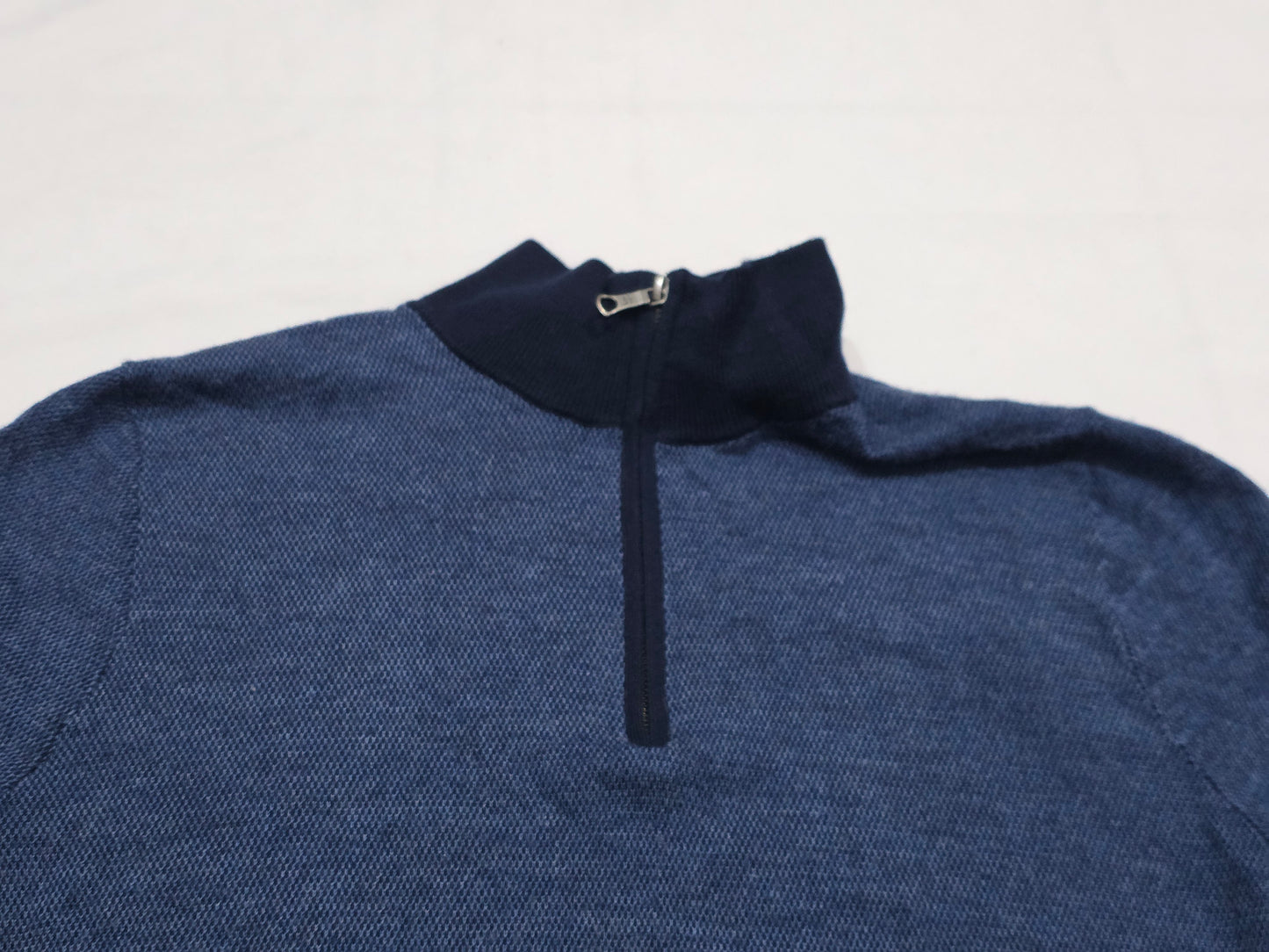 Sueter Brooks Brothers Chico S Azul Extra Fine Merino