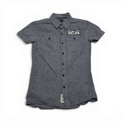 Camisa Manga Corta Harley Davidson Chico S Gris