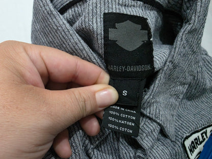 Camisa Manga Corta Harley Davidson Chico S Gris
