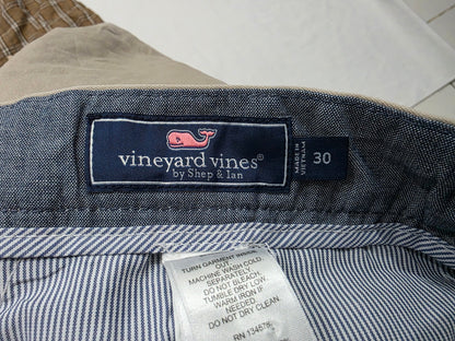 Bermuda Vineyard Vines Talla 30 Cafe Deslavado