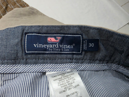 Bermuda Vineyard Vines Talla 30 Cafe Deslavado
