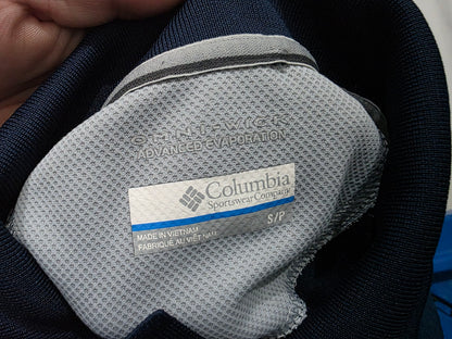 Playera Polo Columbia Chico S Azul