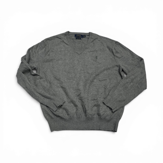 Sueter Ralph Lauren Mediana M Gris Pony Gris