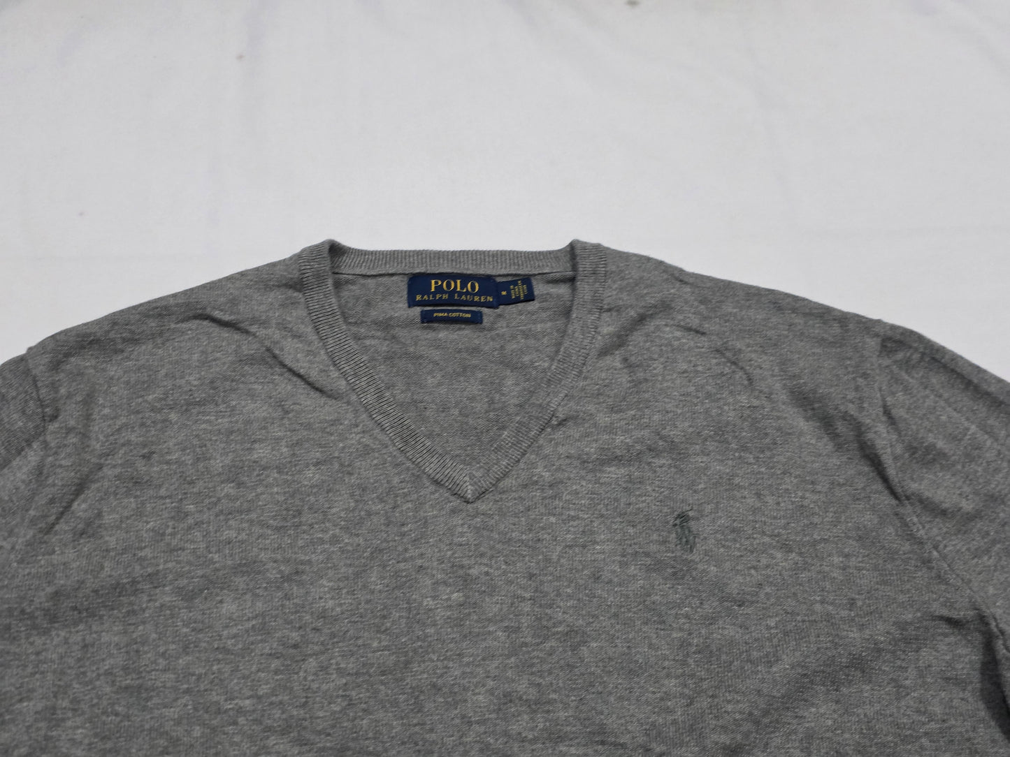 Sueter Ralph Lauren Mediana M Gris Pony Gris