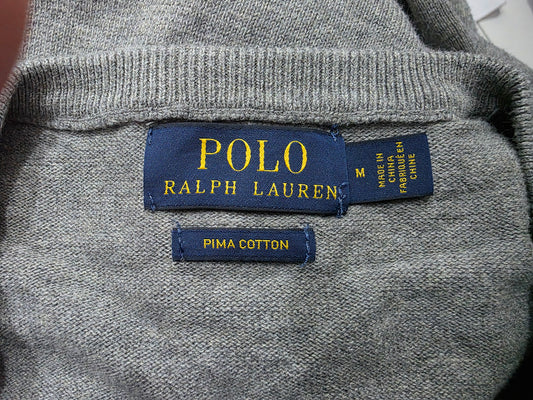 Sueter Ralph Lauren Mediana M Gris Pony Gris
