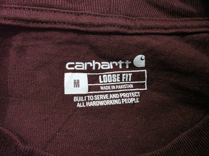 Playera Carhartt Mediana M Vino Loose Fit