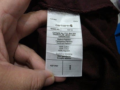 Playera Carhartt Mediana M Vino Loose Fit