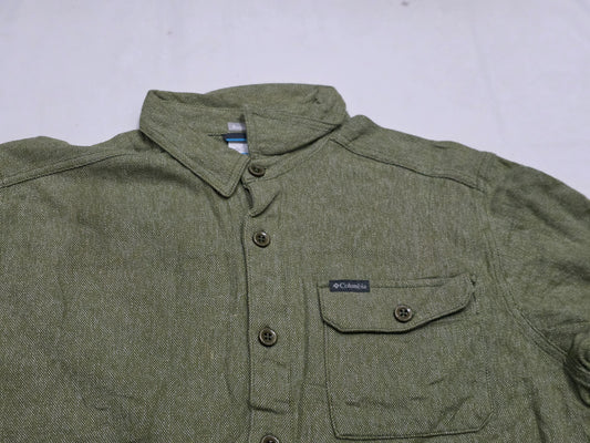 Camisa Columbia Mediana M Verde Regular Fit