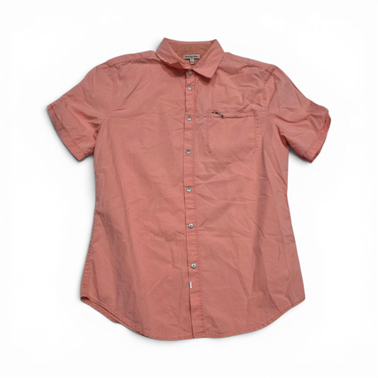 Camisa Calvin Klein Mediana M Rosa Manga Corta