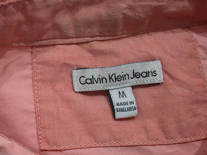 Camisa Calvin Klein Mediana M Rosa Manga Corta