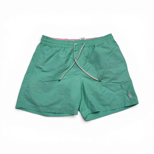 Bermuda Ralph Lauren Mediana M Verde Pony Rosa