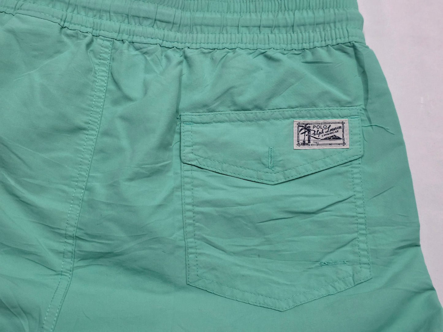 Bermuda Ralph Lauren Mediana M Verde Pony Rosa