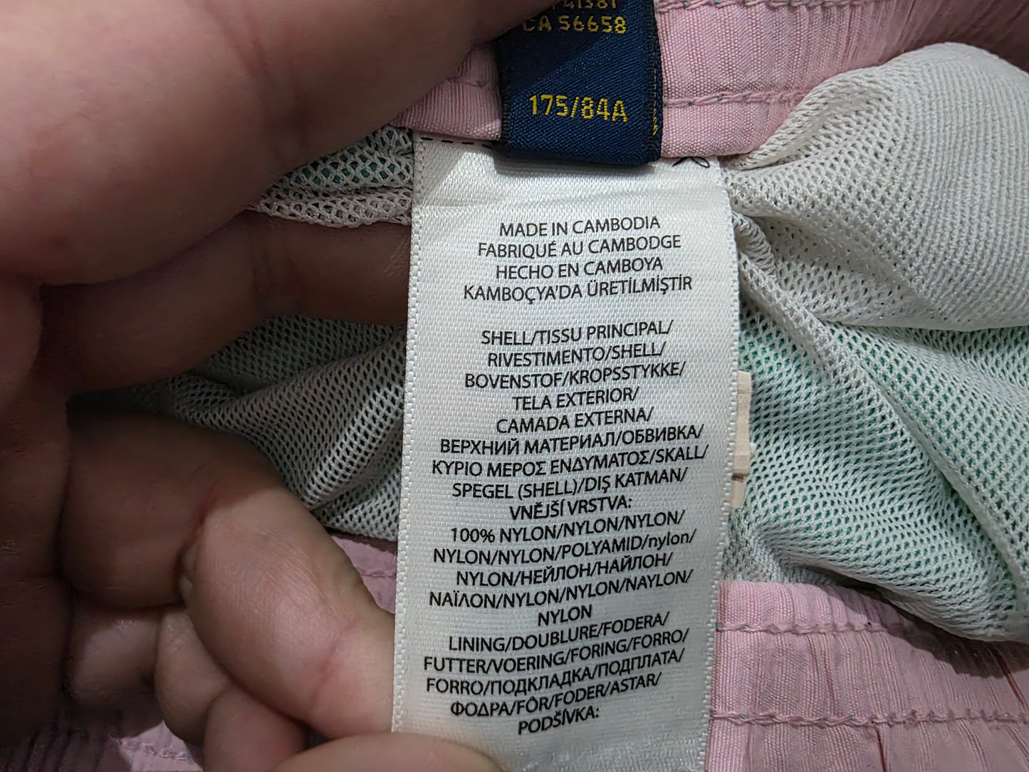 Bermuda Ralph Lauren Mediana M Verde Pony Rosa