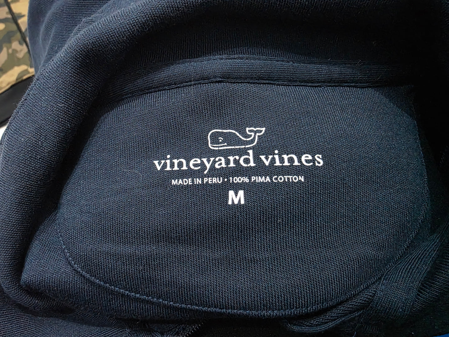 Sueter Vineyard Vines Mediana M Azul Marino Cierre Corto