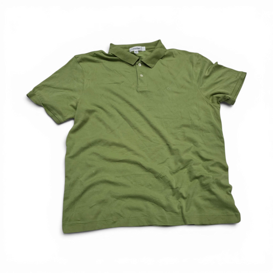 Playera Polo Calvin Klein Grande L Verde