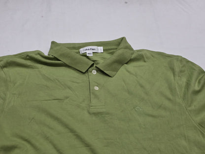 Playera Polo Calvin Klein Grande L Verde