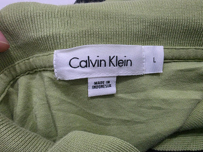 Playera Polo Calvin Klein Grande L Verde