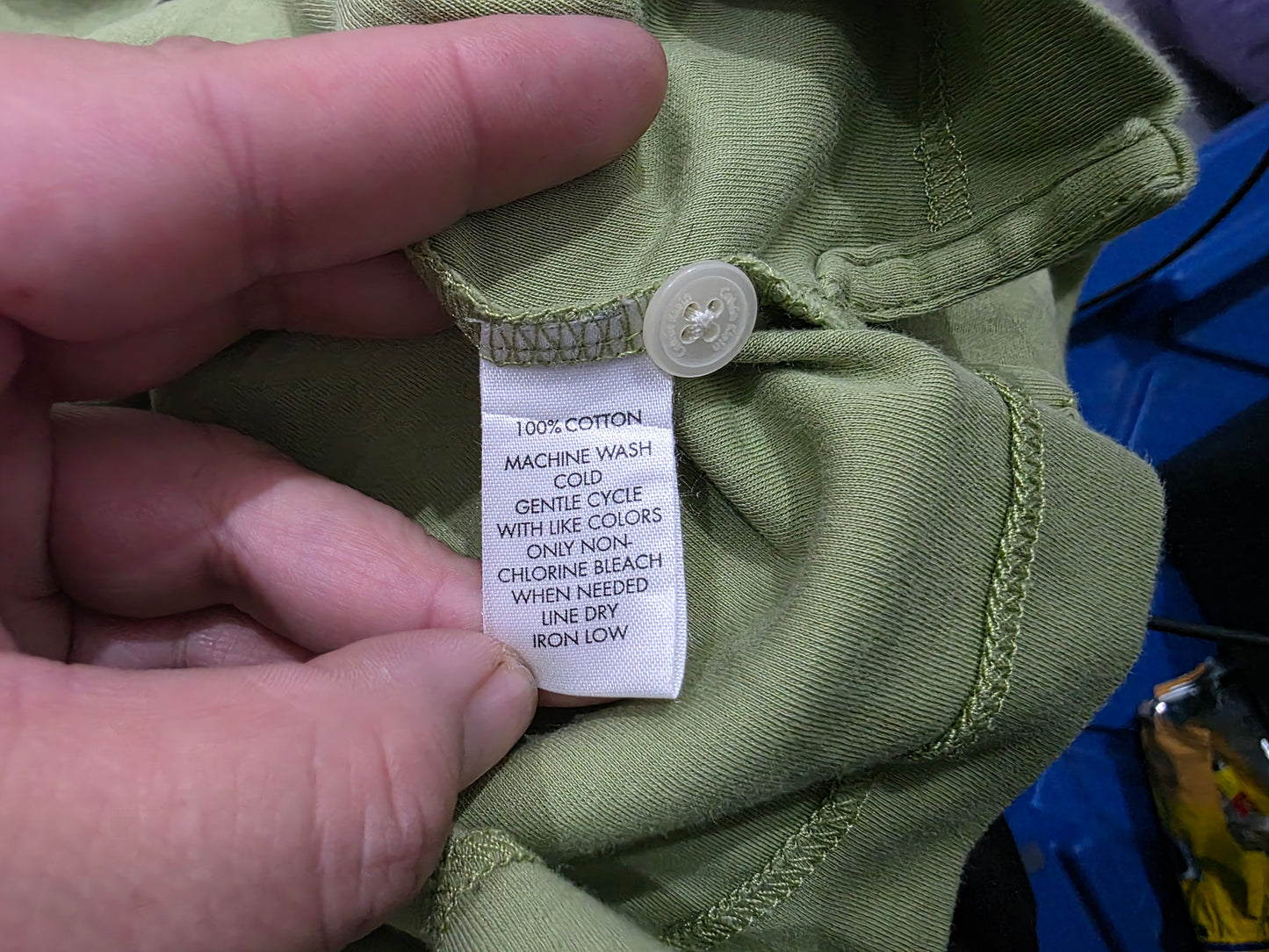 Playera Polo Calvin Klein Grande L Verde