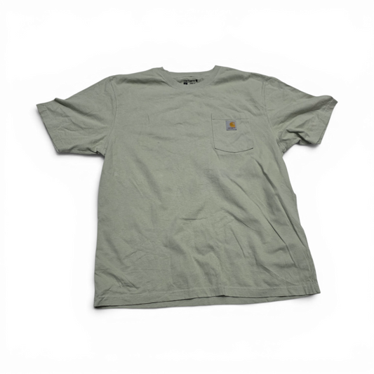 Playera Carhartt Grande L Verde Grisaceo