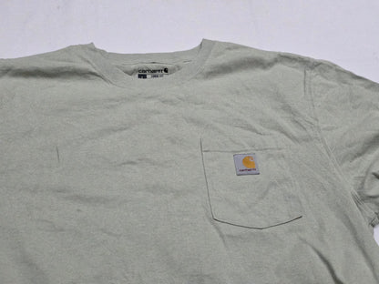 Playera Carhartt Grande L Verde Grisaceo