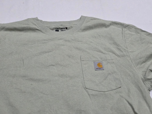Playera Carhartt Grande L Verde Grisaceo