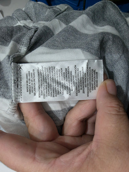 Playera Polo Ralph Lauren Grande L Gris Y Blanco Pony Azul