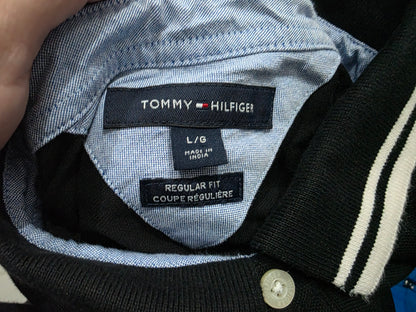 Playera Polo Tommy Hilfiger Grande L Negro
