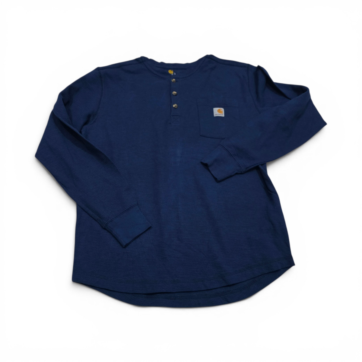 Playera Carhartt Grande L Azul Manga Larga