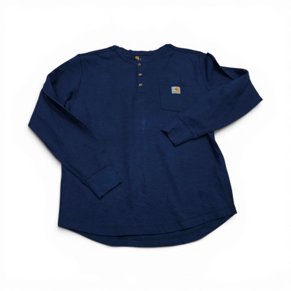 Playera Carhartt Grande L Azul Manga Larga