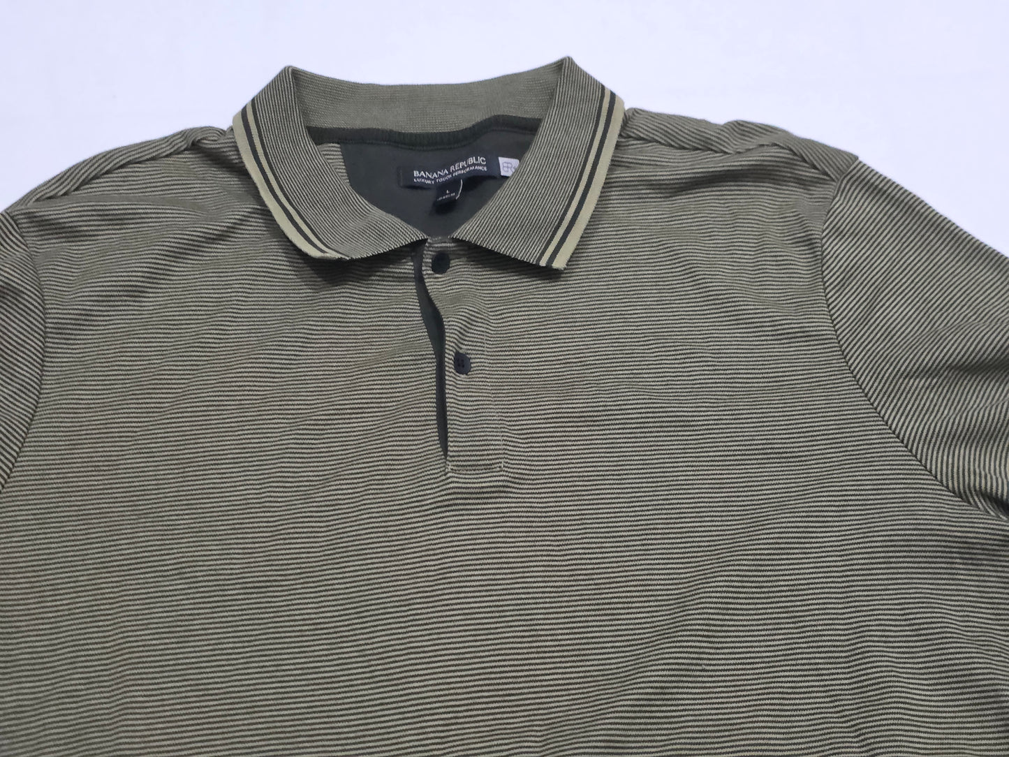 Playera Polo Banana Republic Grande L Verde