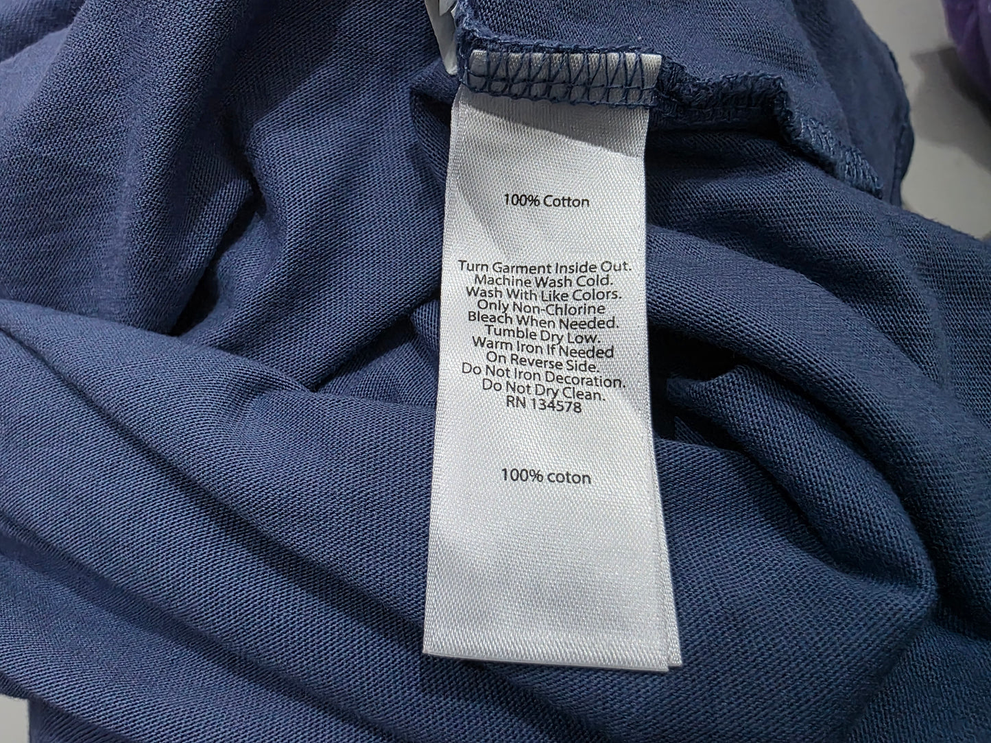Playera Vineyard Vines Grande L Azul Manga Larga