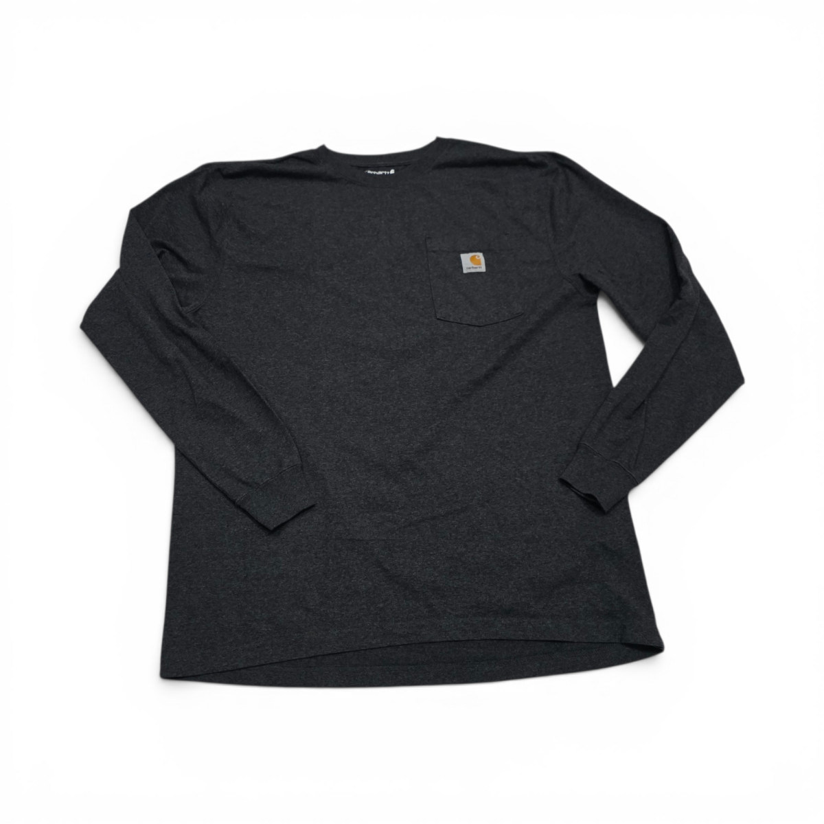 Playera Carhartt Grande L Gris Manga Larga