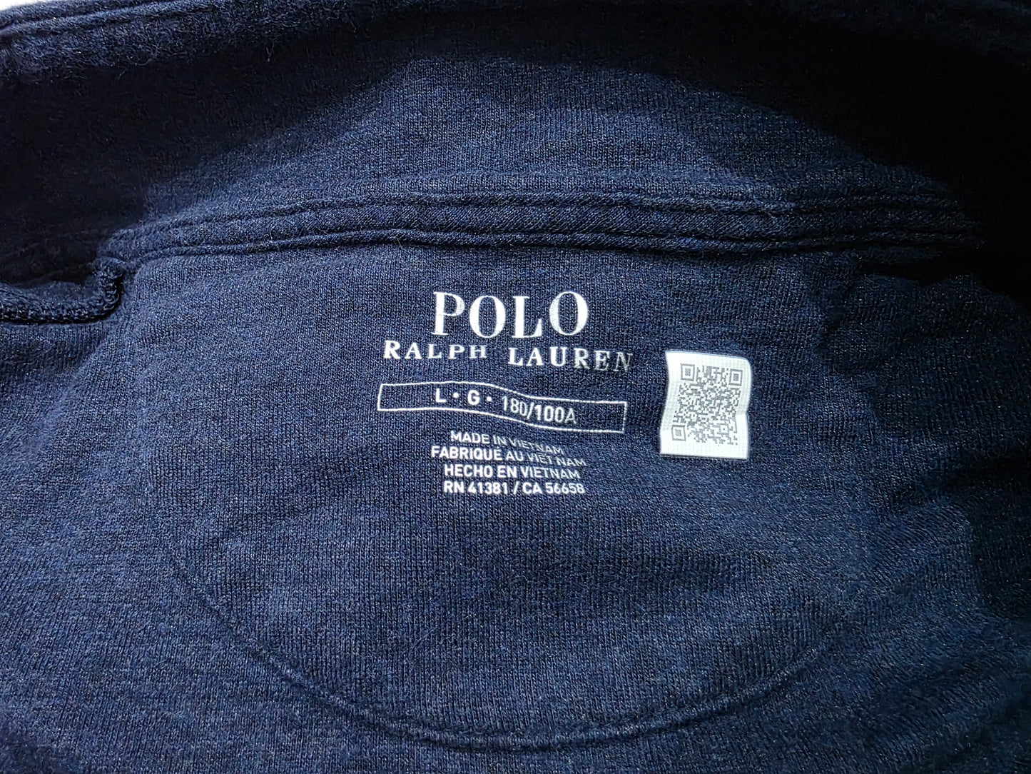 Sueter Ralph Lauren Grande L Azul Y Gris Pony Vino