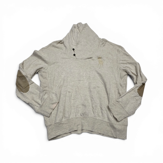 Sueter Ralph Lauren Grande L Beige Pony Jumbo