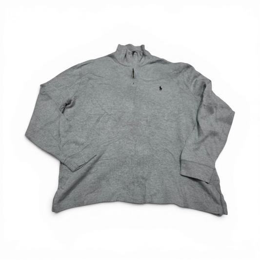 Sueter Ralph Lauren Grande L Gris Pony Azul