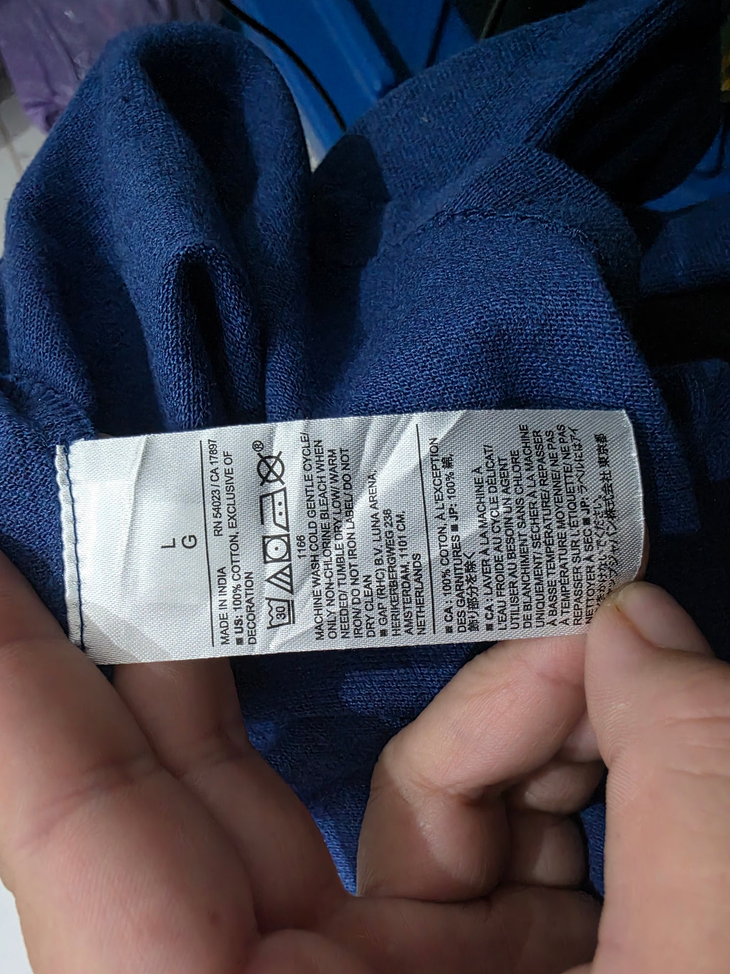 Playera Polo Banana Republic Grande L Azul