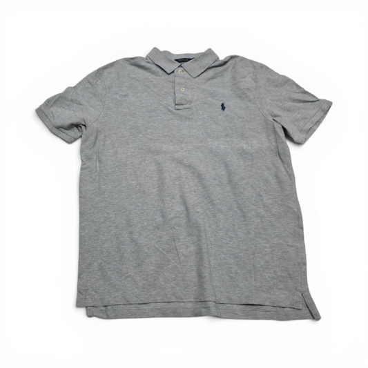 Camisa Ralph Lauren Grande L Gris Slim Fit