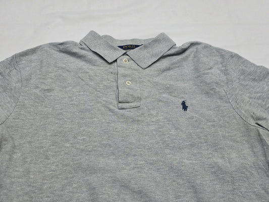 Camisa Ralph Lauren Grande L Gris Slim Fit