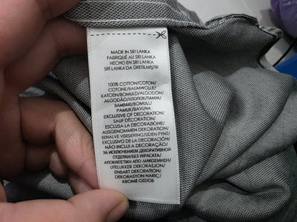 Camisa Ralph Lauren Grande L Gris Slim Fit