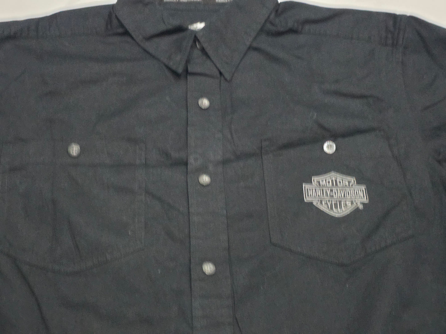Camisa Harley Davidson Xgrande Xl Negro