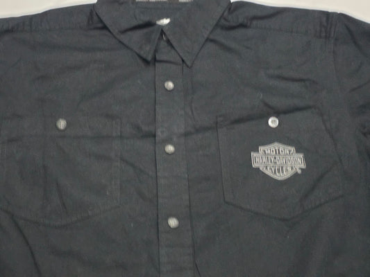 Camisa Harley Davidson Xgrande Xl Negro