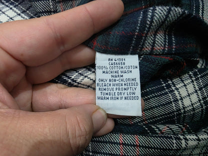Camisa Ralph Lauren Xgrande Xl Cuadro Azul Y Verde Franela