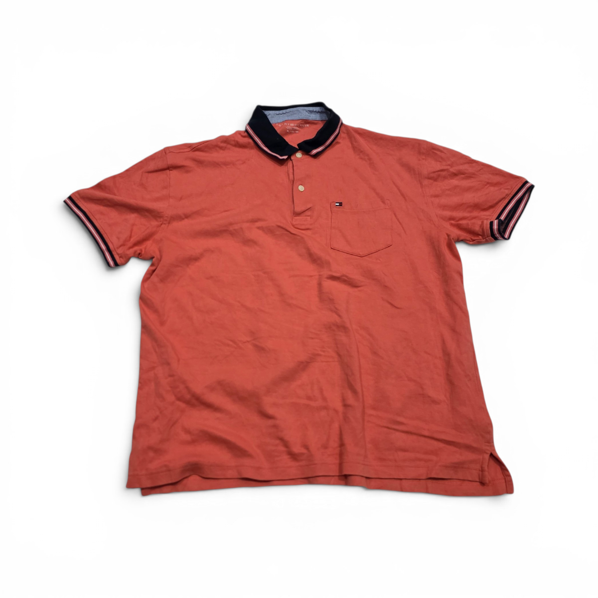 Playera Polo Tommy Hilfiger Xgrande Xl Naranja