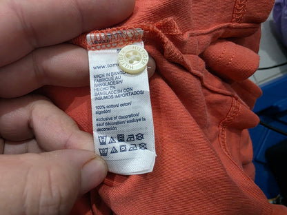 Playera Polo Tommy Hilfiger Xgrande Xl Naranja