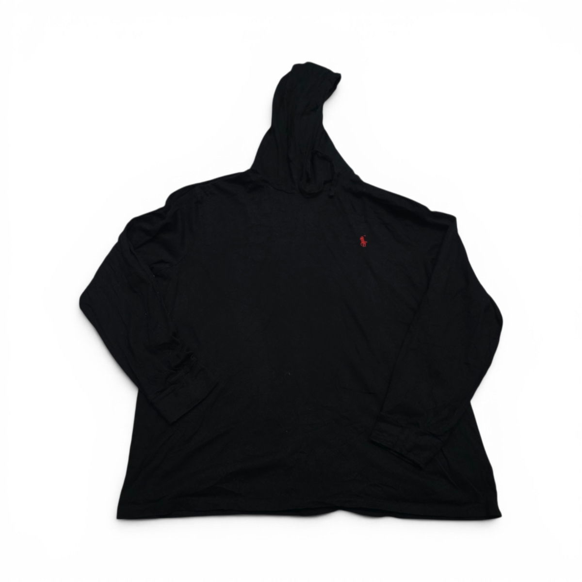 Playera Con Gorro Ralph Lauren Xgrande Xl Negro Manga Larga