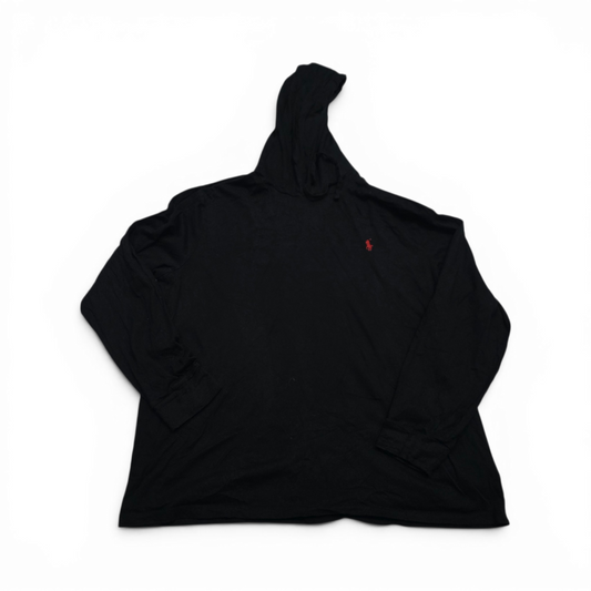 Playera Con Gorro Ralph Lauren Xgrande Xl Negro Manga Larga
