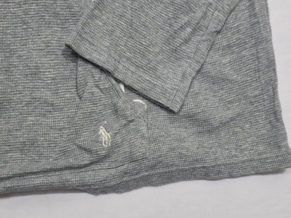 Playera Con Gorro Ralph Lauren Xgrande Xl Gris Manga Larga