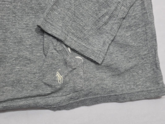 Playera Con Gorro Ralph Lauren Xgrande Xl Gris Manga Larga