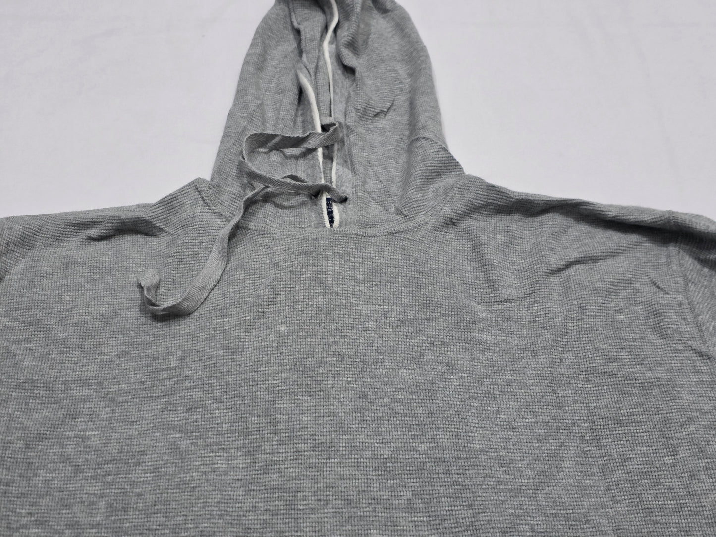 Playera Con Gorro Ralph Lauren Xgrande Xl Gris Manga Larga
